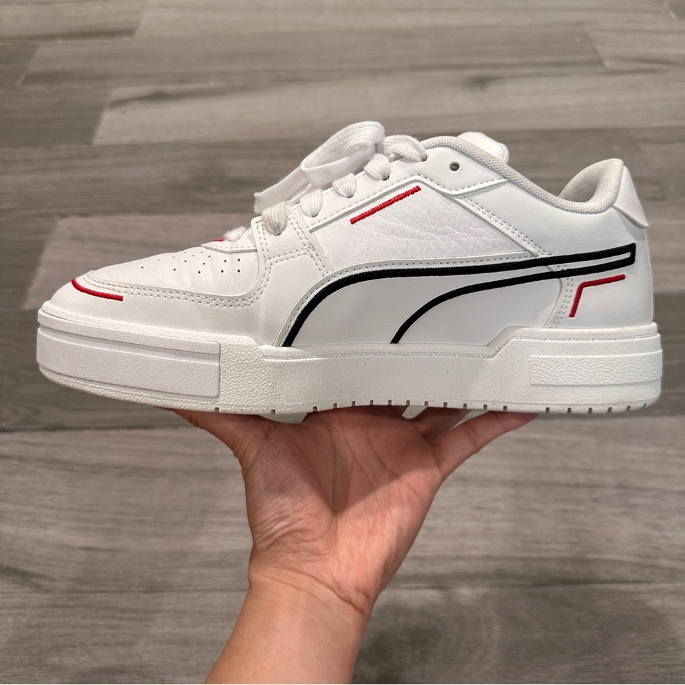 PUMA Ca Pro Embroidered Lace Up  Mens White Sneakers Casual Shoes 381055-01 - Picture 8 of 9
